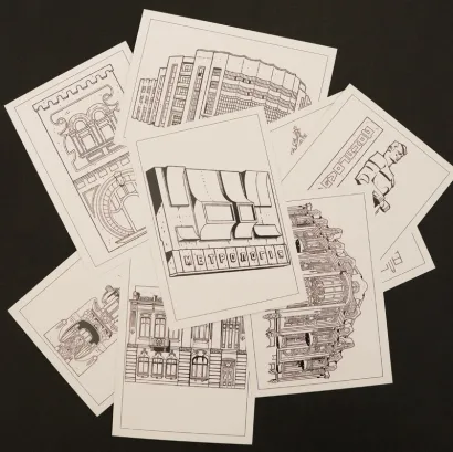 Листівка «Архітектура Харкова» (в асортименті, A5)