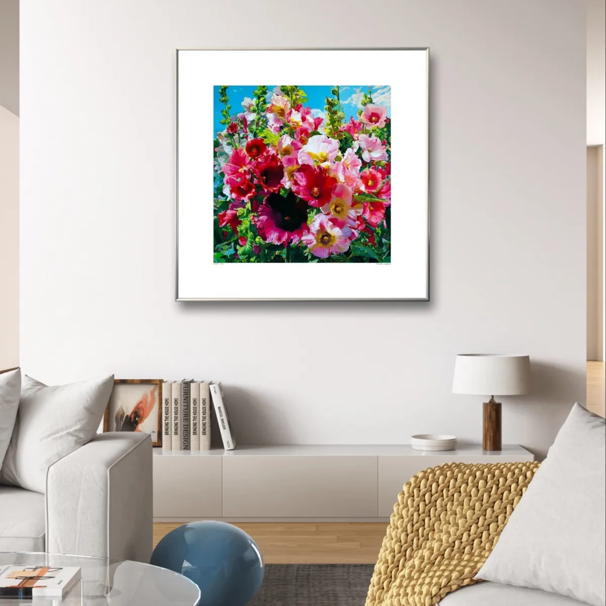 Мальви. Авторський принт.-3