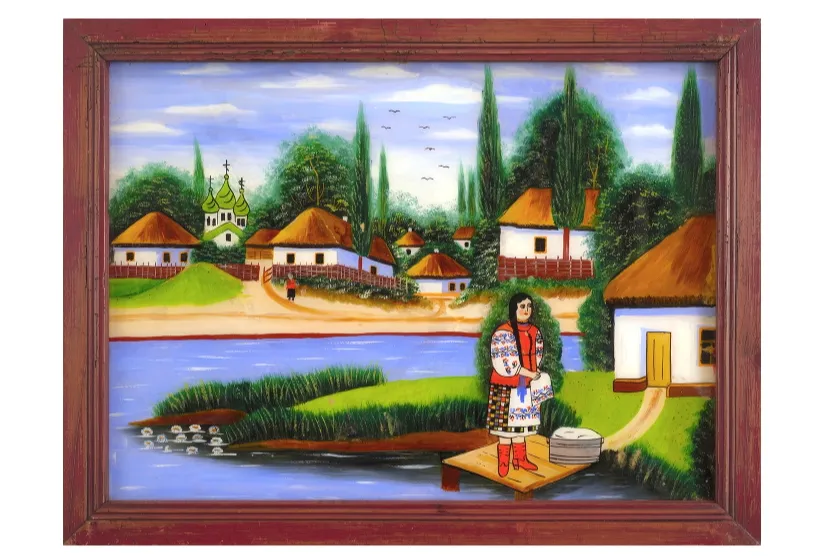 Набір листівок "Народна картина 20 ст." (частина третя)-4