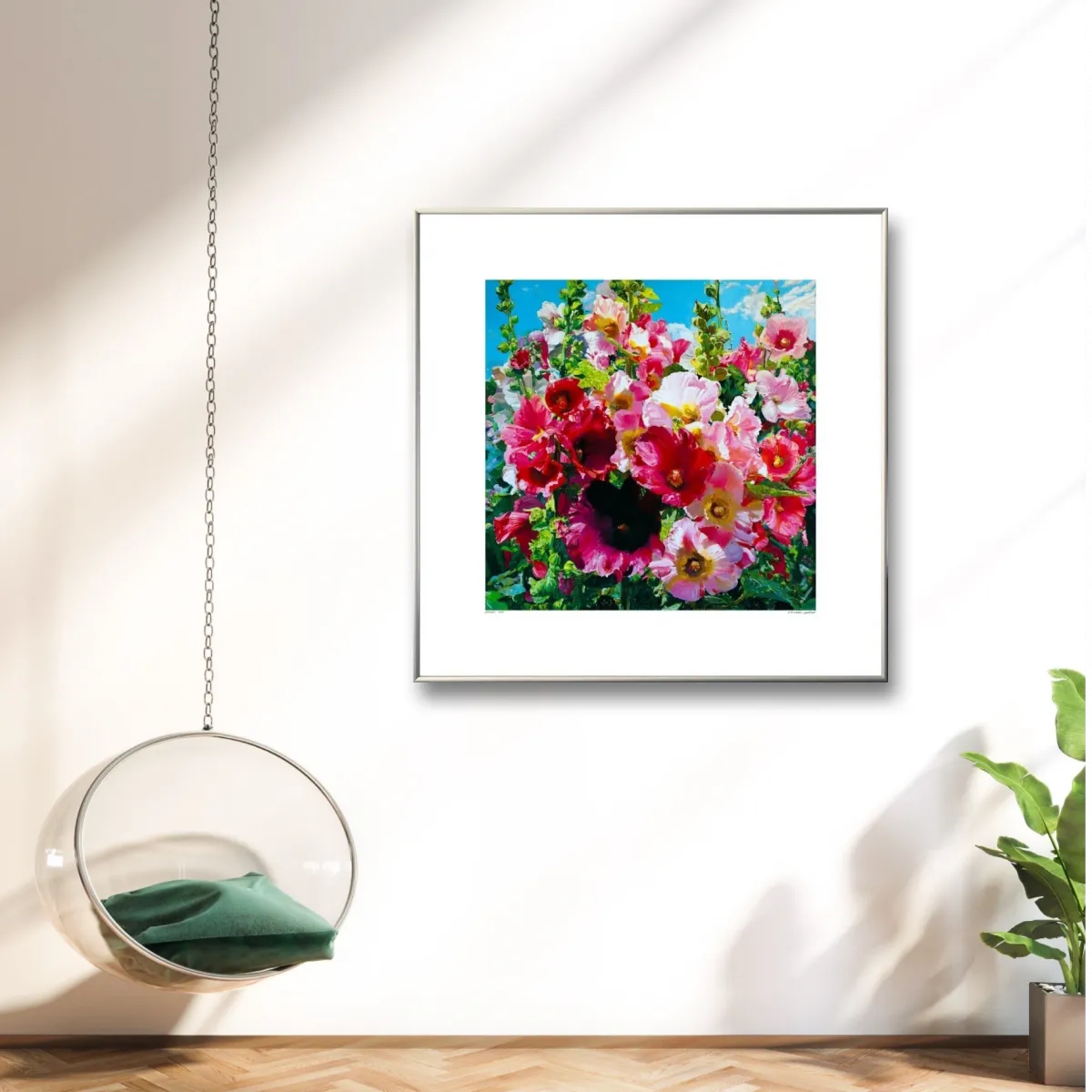 Мальви. Авторський принт.-1