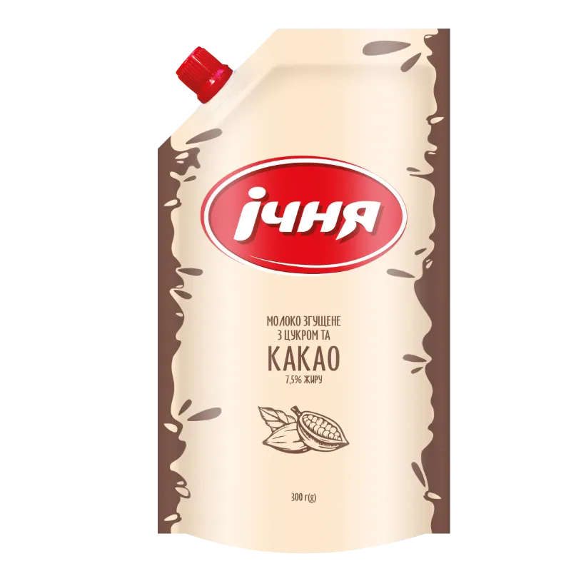 Пакунок згущеного молока з какао ТМ "Ічня", 10 шт., 300 гр.-0