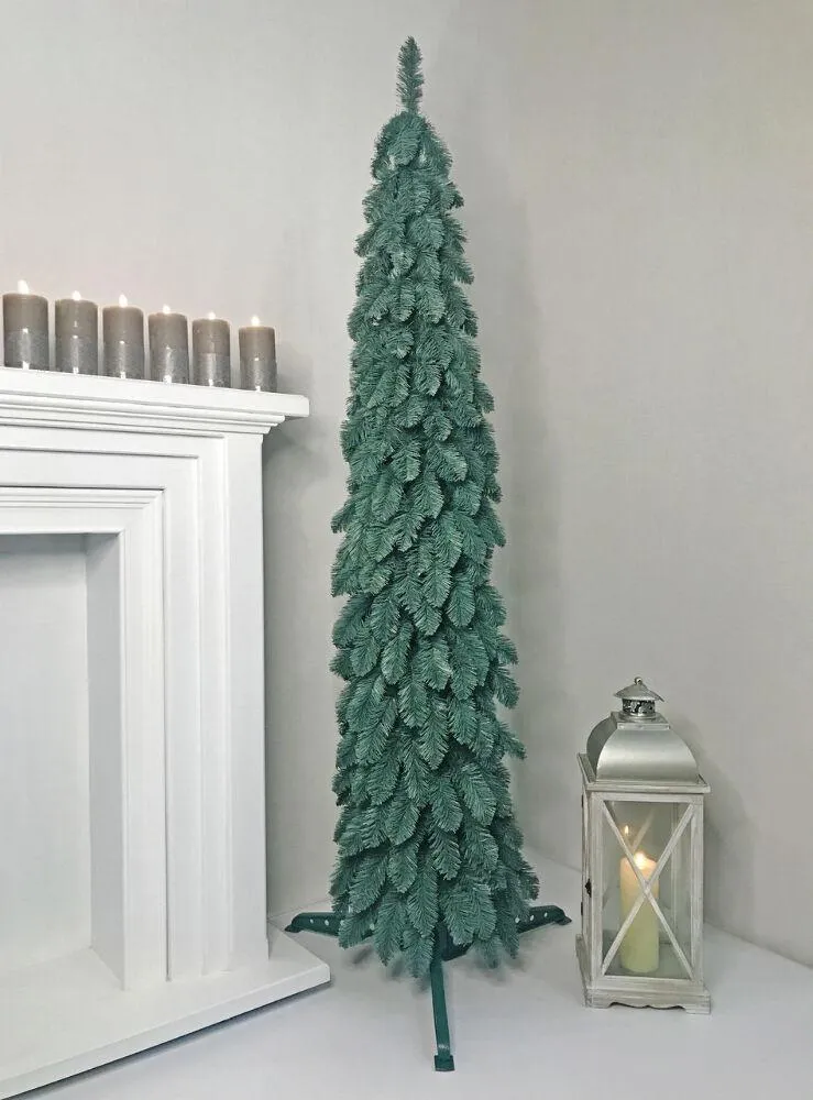 Ялинка штучна Альпійська вузька 180 см блакитна