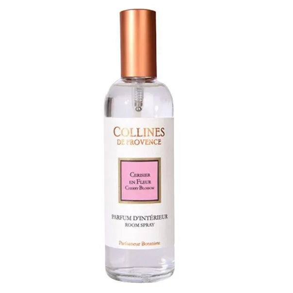 Парфумований спрей для дому, Аромаспрей Цвітіння сакури, інтер'єрні парфуми Collines de Provence, 100 мл