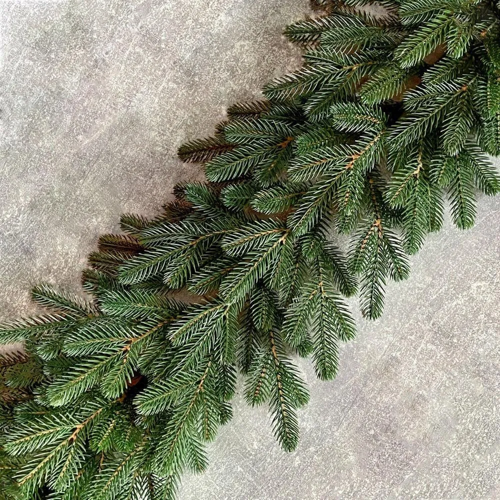 Гірлянда хвойна Traditional пишна лита 2 м зелена