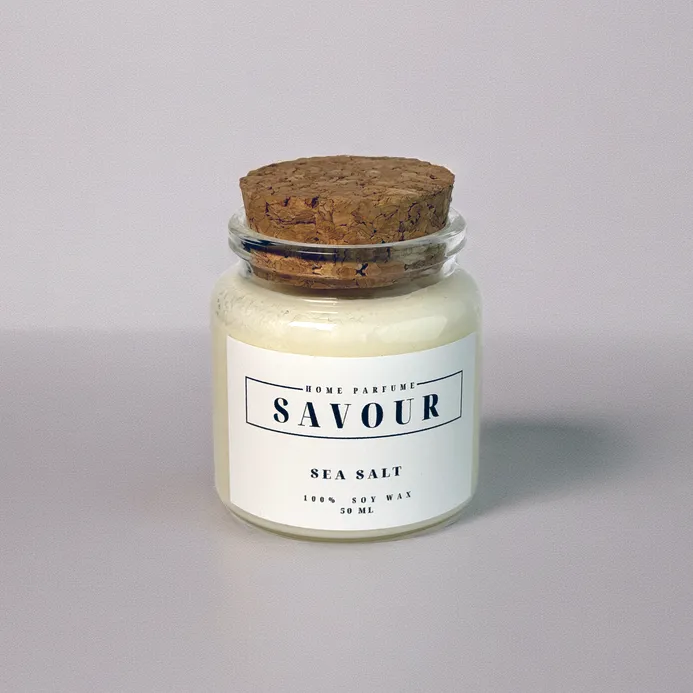 Свічка Savour Sea Salt з ароматом морської солі-1