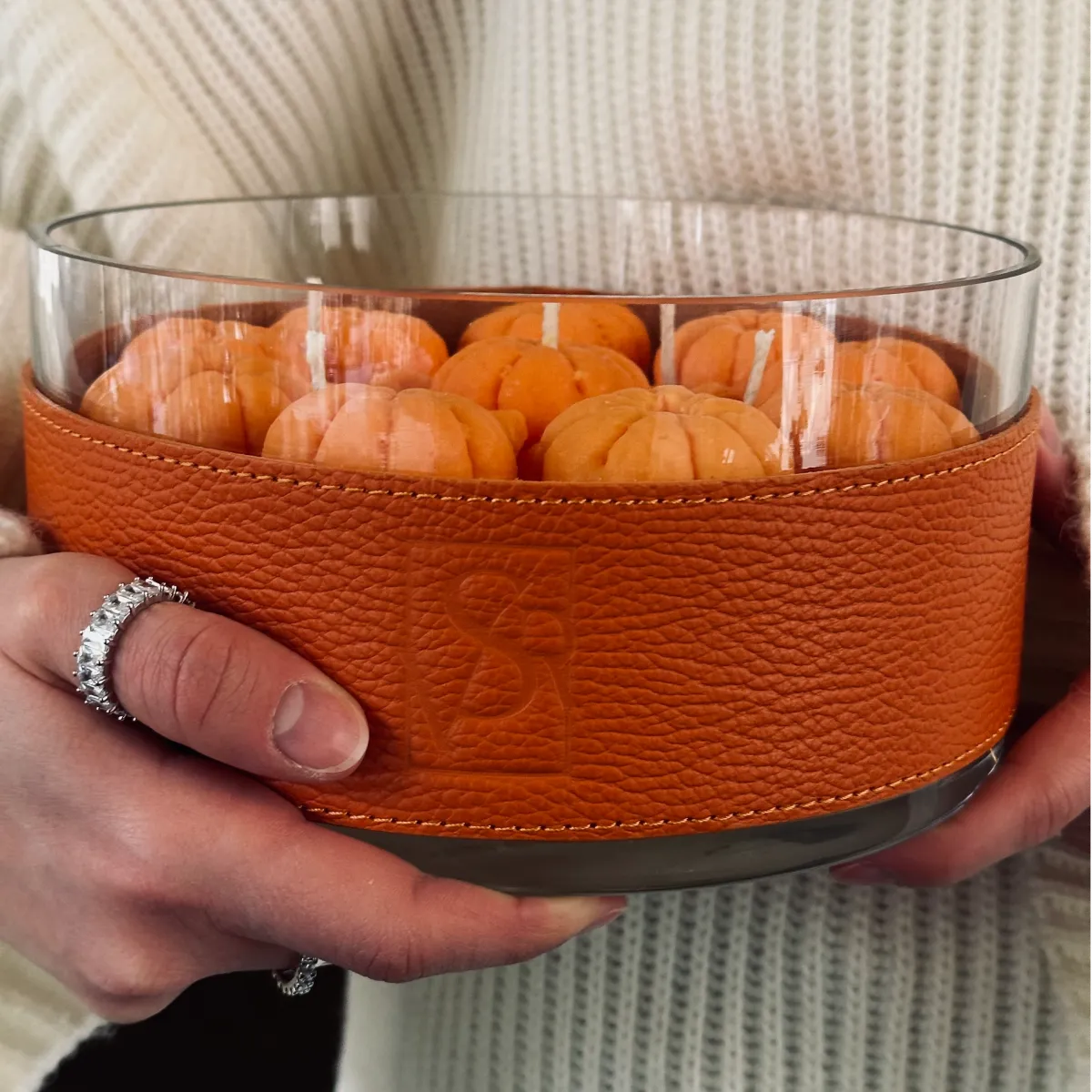 Різдвяна свічка-квітка Savour Clementine-1