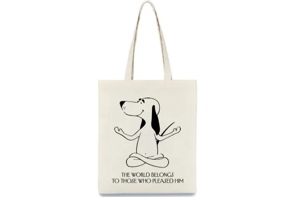 Экосумка Собака йог