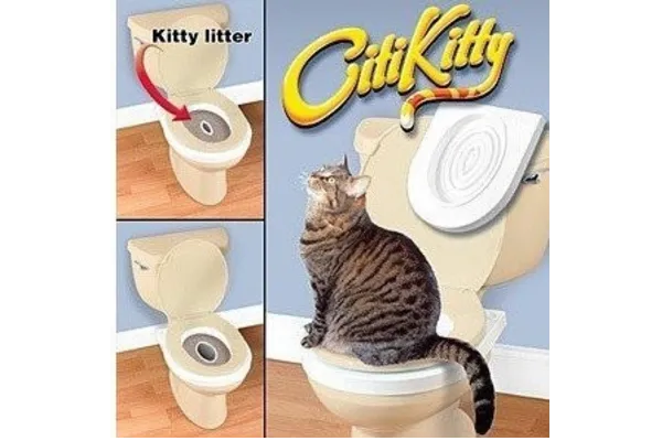 Накладка на унитаз Vo-Toys для приучения кота