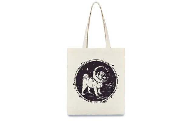 Экосумка Мопс Космонавт