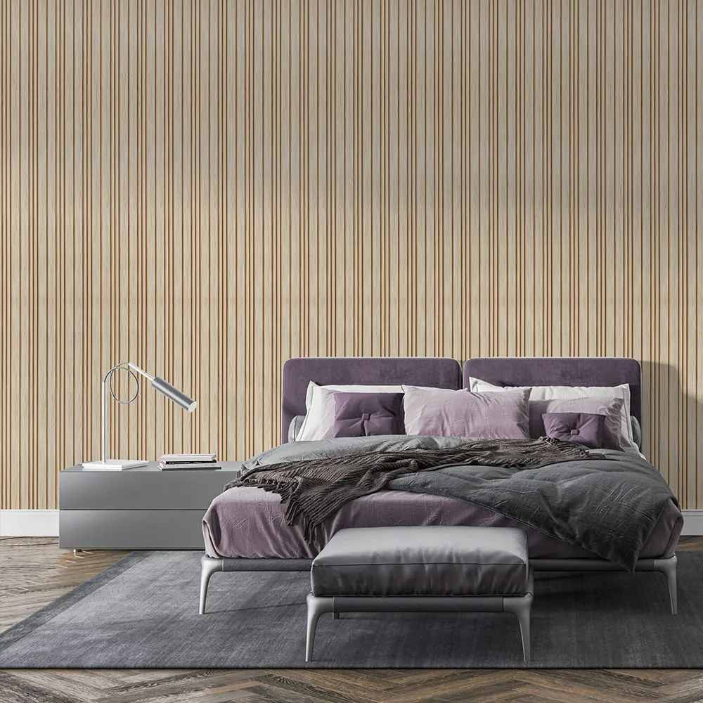 Рейка стінова декоративна пісочне дерево 2900х120х12мм-4