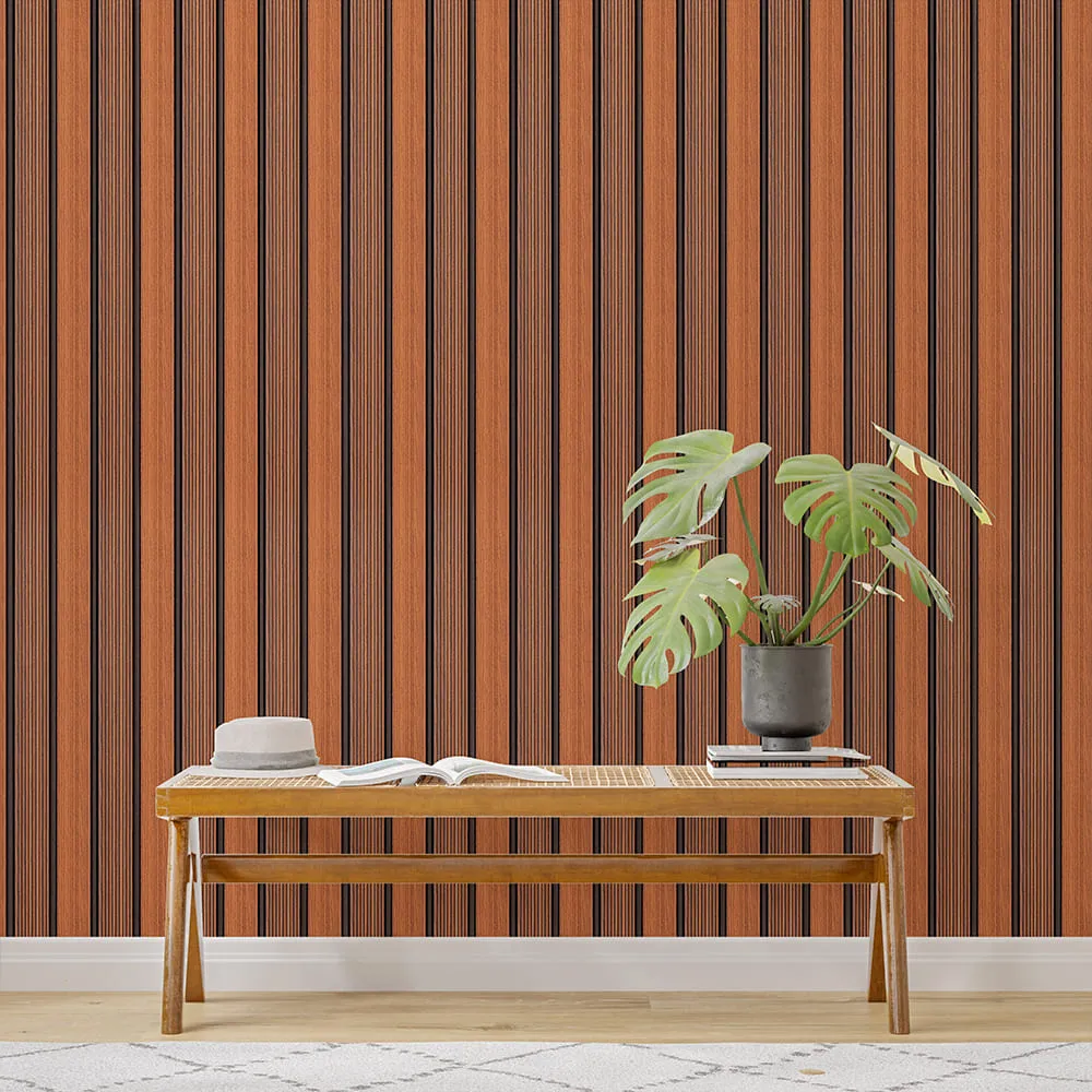 Рейка декоративна PS 2900х120х12мм Теплий каштан SW-00001753-4