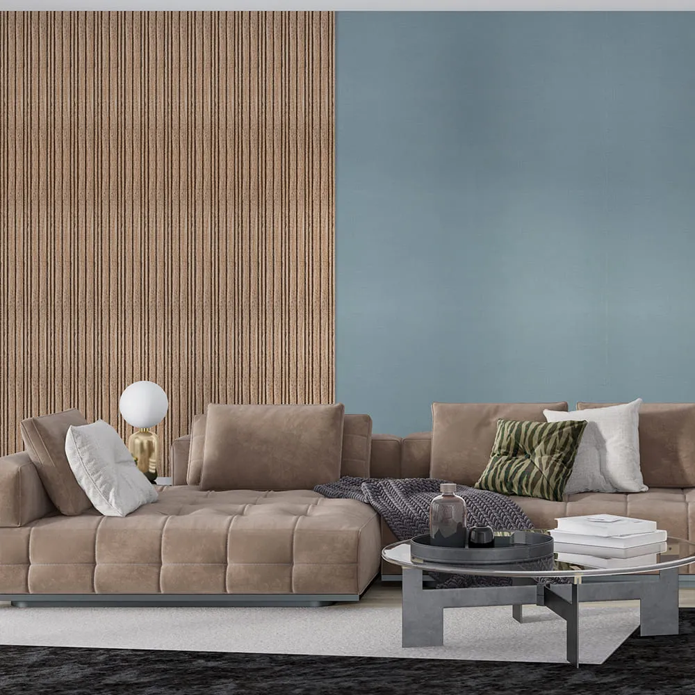 Рейка стінова декоративна дуб 2900х120х12мм-4