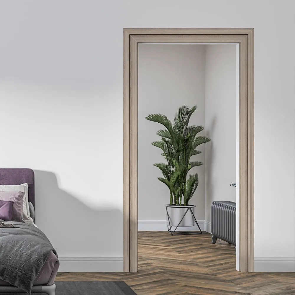 Рейка стінова декоративна сріблястий дуб 2900х120х12мм-4