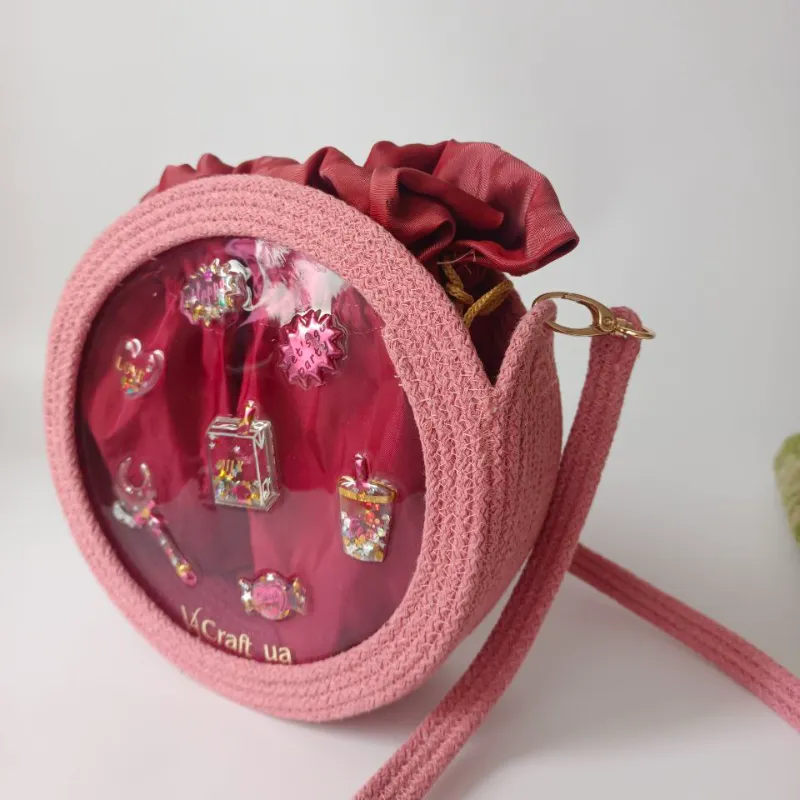 Сумка кругла Лілова