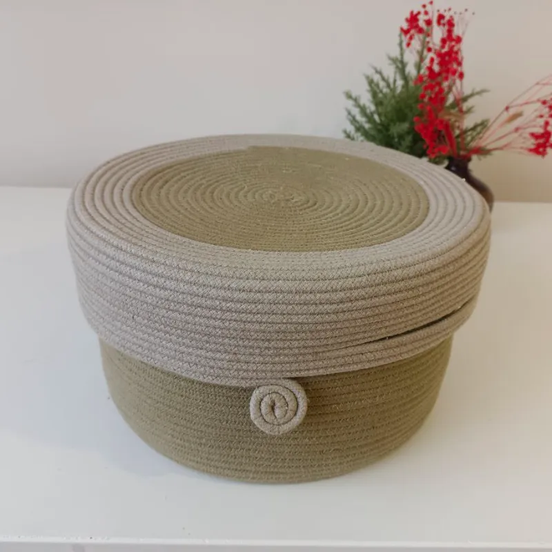 Кошик  2в1Світла Оліва+Льняний