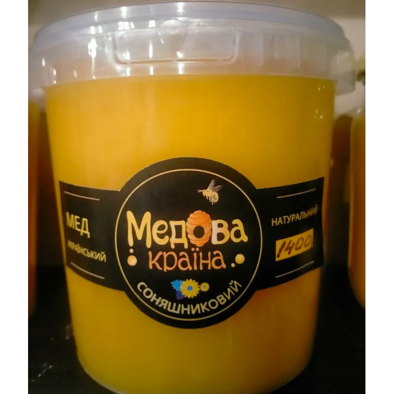 Мед соняшниковий 1 л