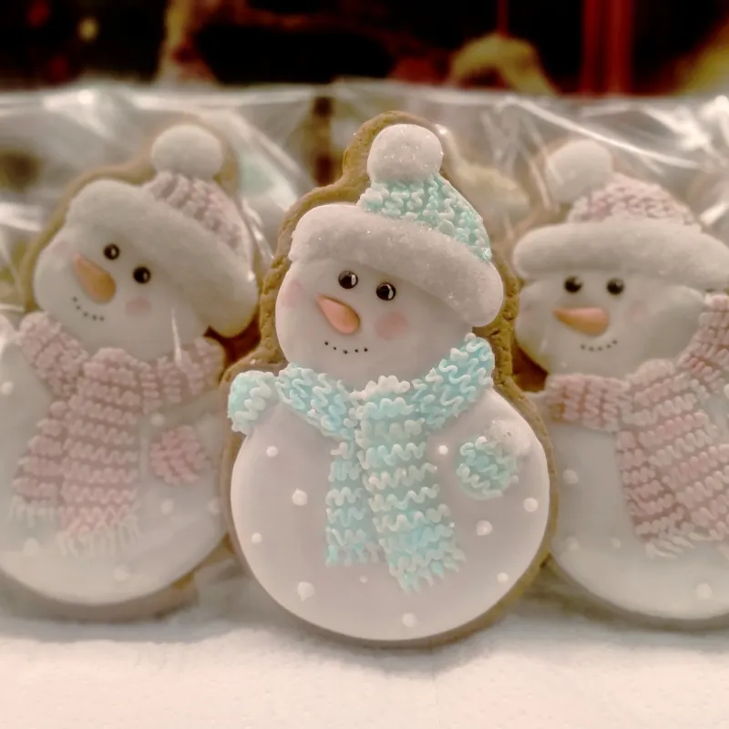 медовий пряник Сніговик