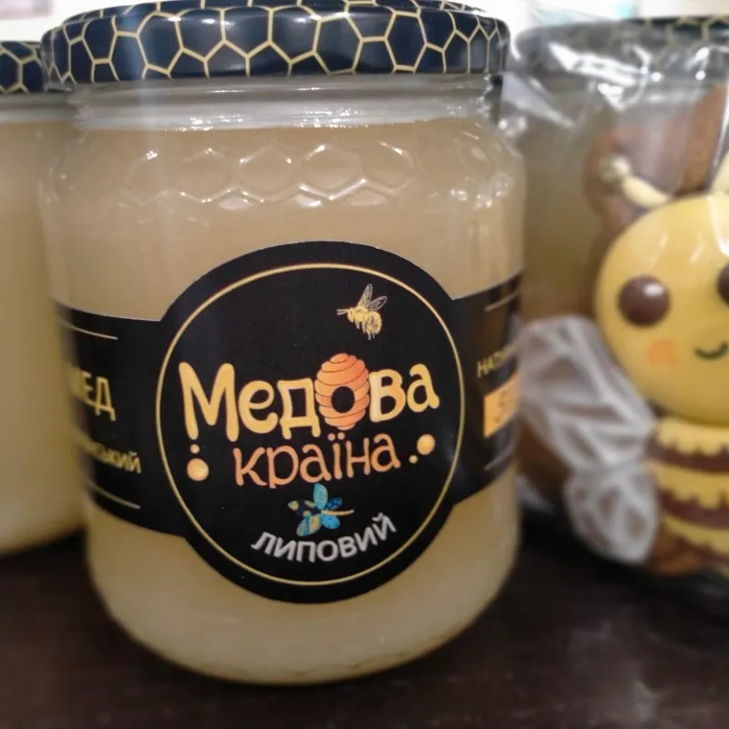 мед липовий 500г