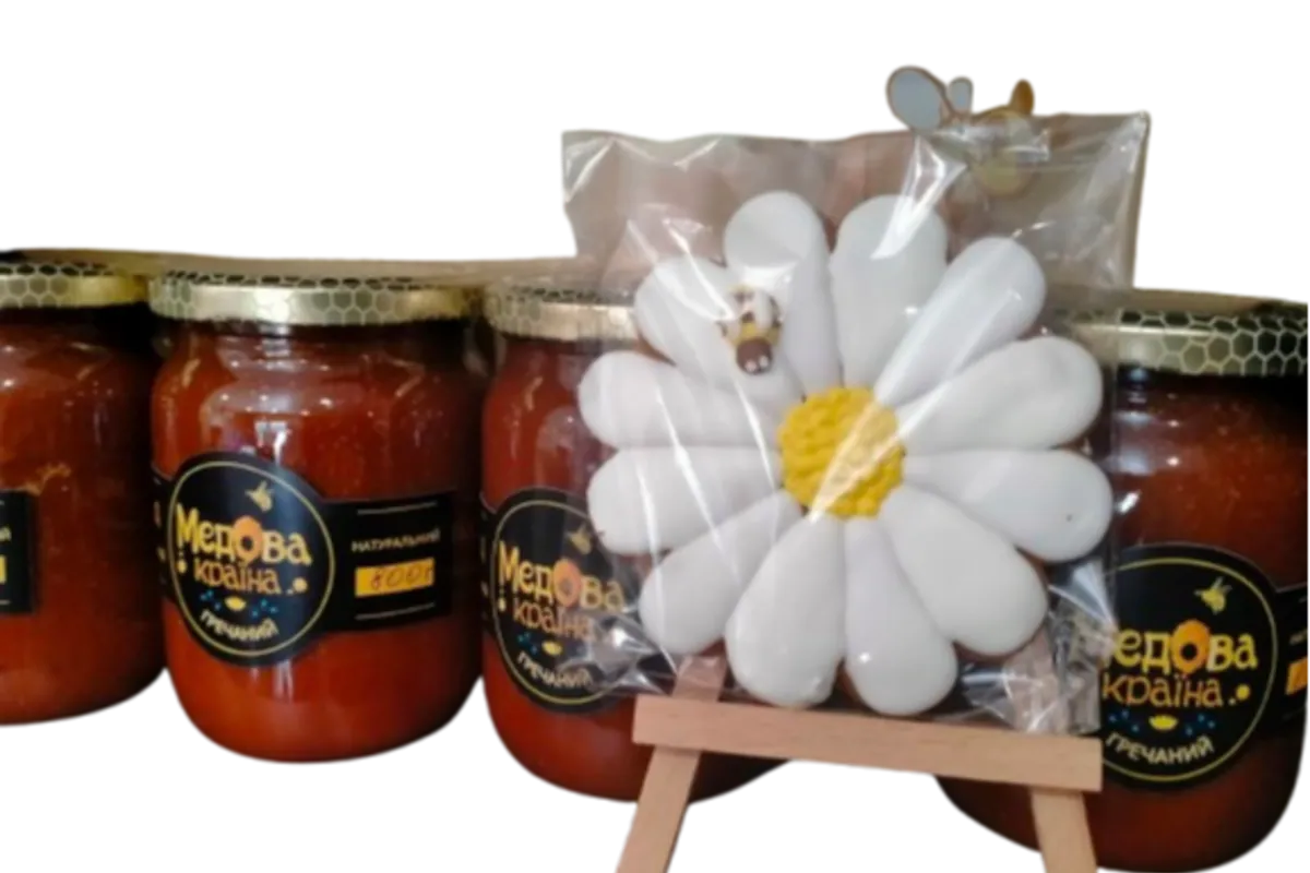 Мед гречаний 750 г