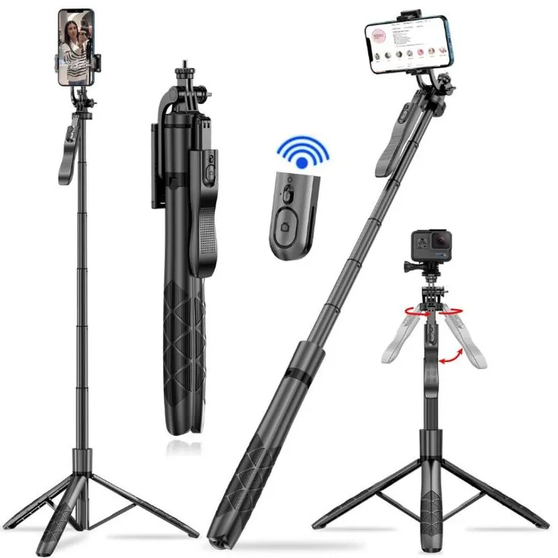 Портативний штатив KS-L16 для камери з бездротовим пультом дистанційного керування та обертанням на 360°