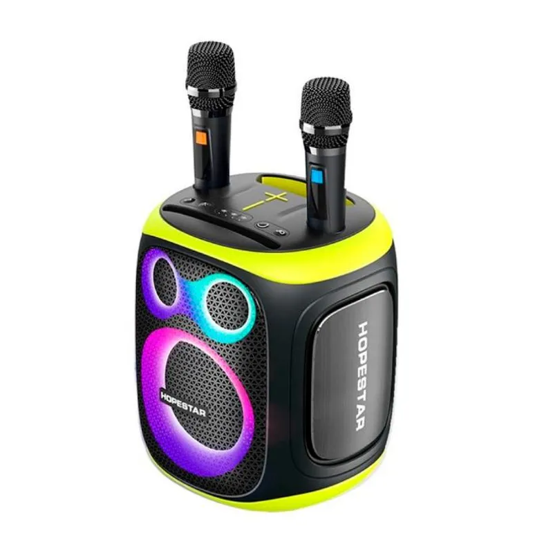 Портативна бездротова Bluetooth колонка Hopestar Party 130 Black потужність 120Вт із 2 мікрофонами (27,0*31,5*25,5 см)