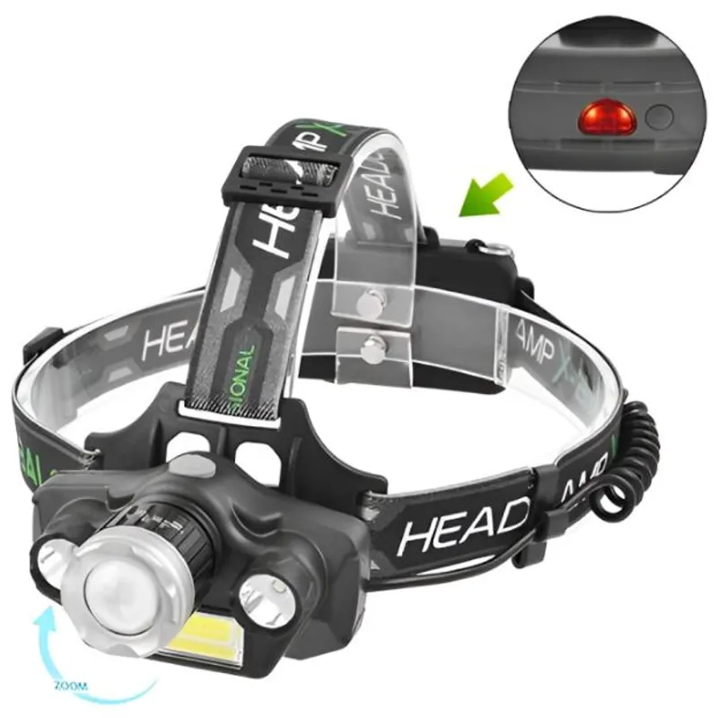 Світлодіодний налобний ліхтар BL-T45-T6 Ліхтар акумуляторний алюмінієвий