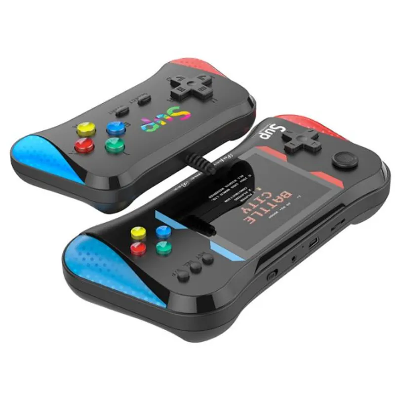 Портативна ігрова приставка X7M 500 ігор, екран 3,5" з дротовим джойстиком