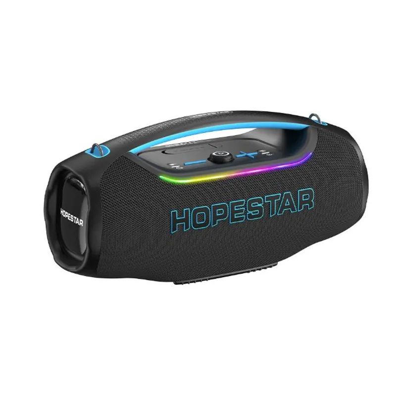 Портативна колонка HOPESTAR A60 Ultra з мікрофоном 450W FM RGB-підсвітка USB, AUX (57,2*27,7*22,6 см)