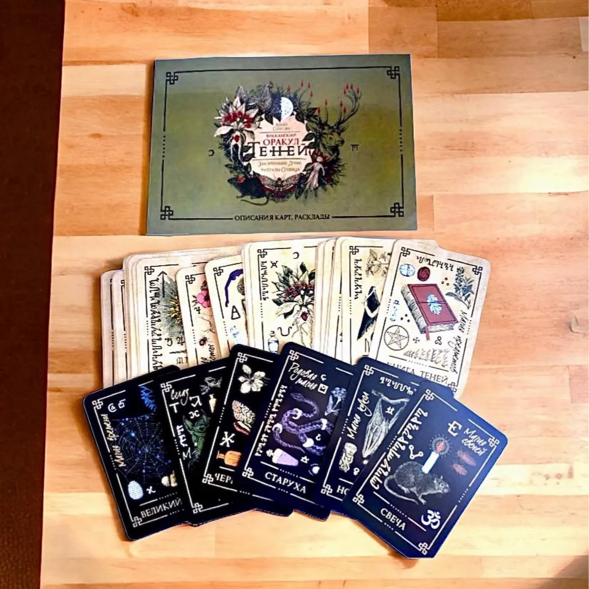 Подарунковий набір Віканський оракул Тіней. Заклинання Місяця, Ритуали Сонця-1