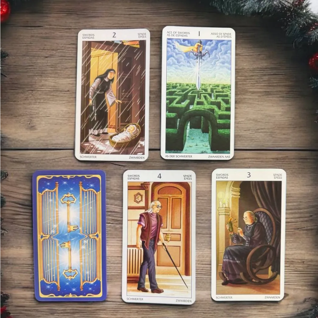 Комплект Таро "78 дверей" книга + карти-4