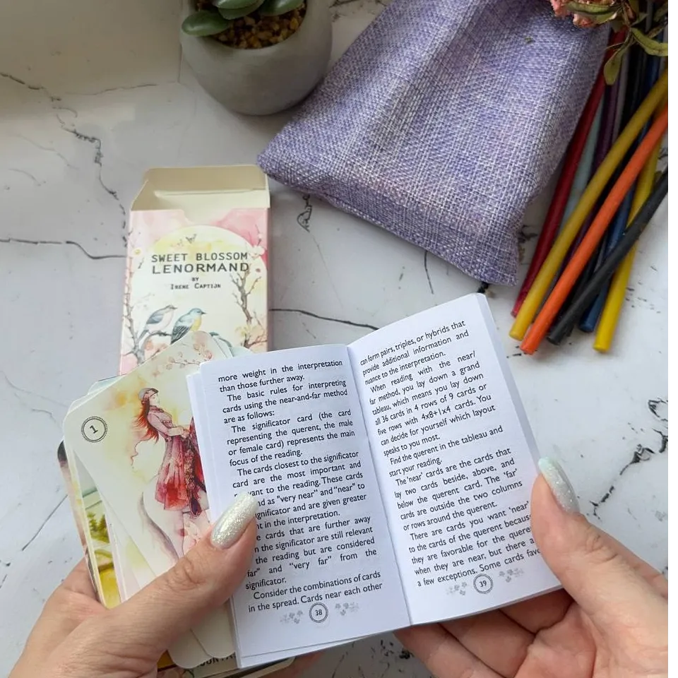 Карти Оракул Солодкий Квітковий Оракул Ленорман-4