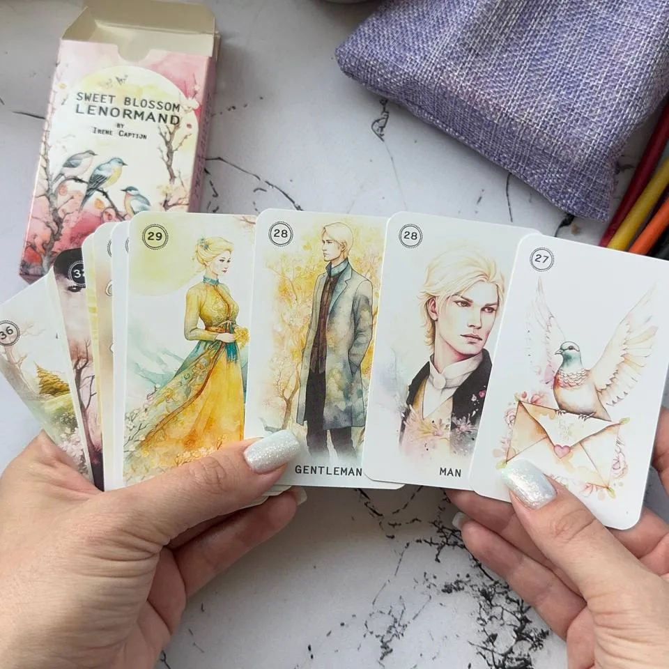 Карти Оракул Солодкий Квітковий Оракул Ленорман-2