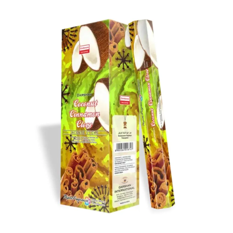 Пахощі Cinnamon Coconut Glove, Darshan (Кориця, Кокос та Звоздика)-0