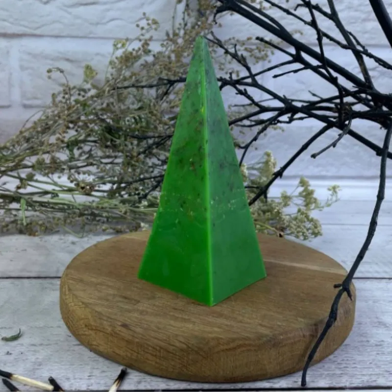 Воскова безфітільна свічка Грошова Магія-0