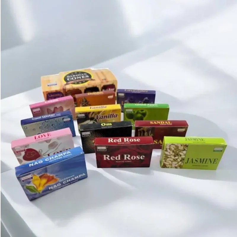 Набір ароматичних конусних пахощів - Collection Cones Darshan (Конуси в асортименті 12 шт)-0