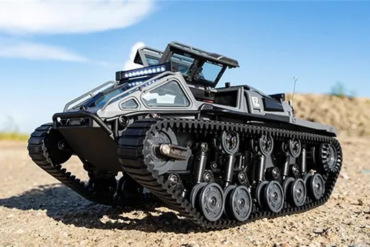 Машинка Танк на радіокеруванні Гусеничний всюдихід Ripsaw EV3-F4 Grey