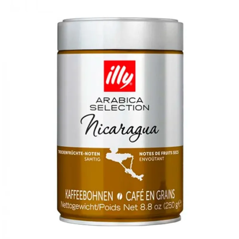 Кава в зернах ILLY Monoarabica Nicaragua в металевій банці  250г-0