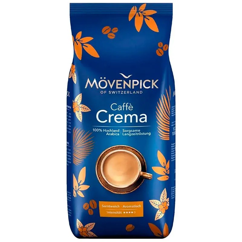 Кава в зернах MOVENPICK Caffe Crema 1кг-0