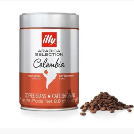 Кава в зернах ILLY Arabica Selection Колумбія  в металевій банці  250г