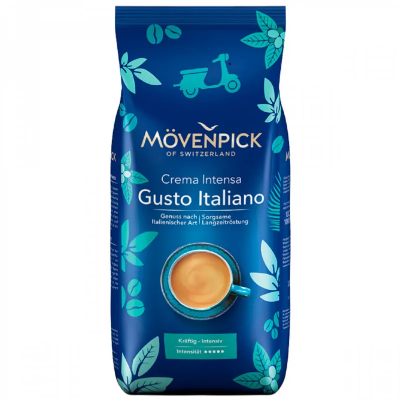 Кава в зернах MOVENPICK Gusto Italiano 1кг-0