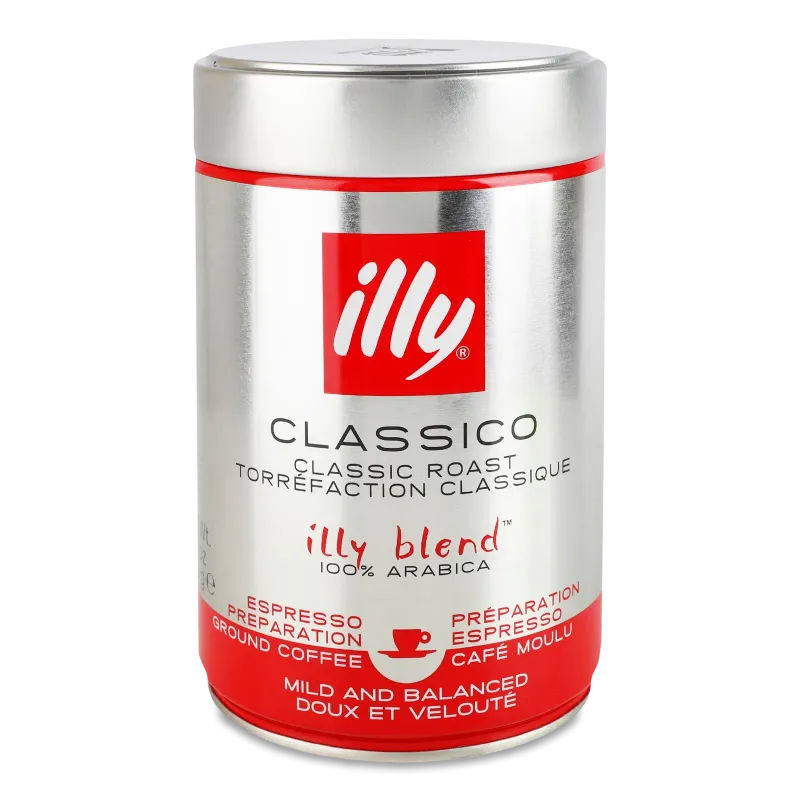 Кава мелена ILLY Classico натуральна смажена  250г-0