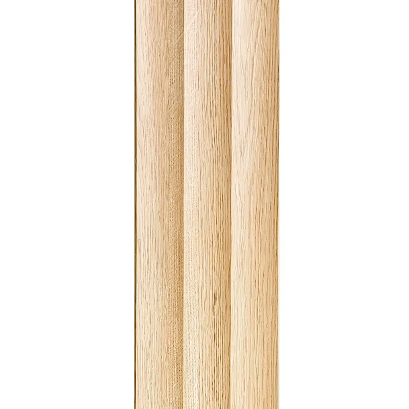 Рейка декоративна "Хвиля" світле дерево  2900х205х14 мм-0