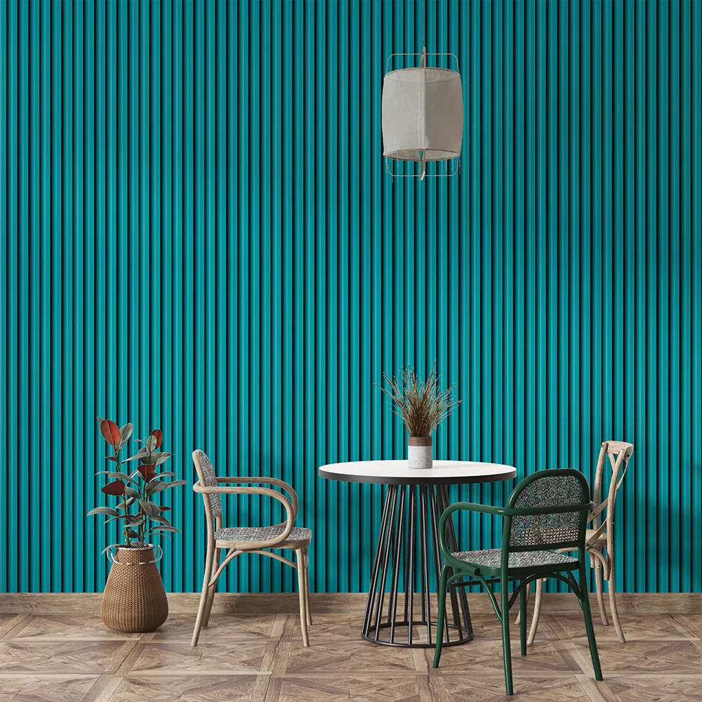 Стінові рейки WPC з імітацією дерева для оздоблення інтер’єру-4