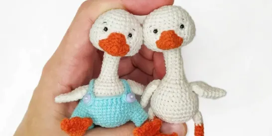 crochet goose pattern