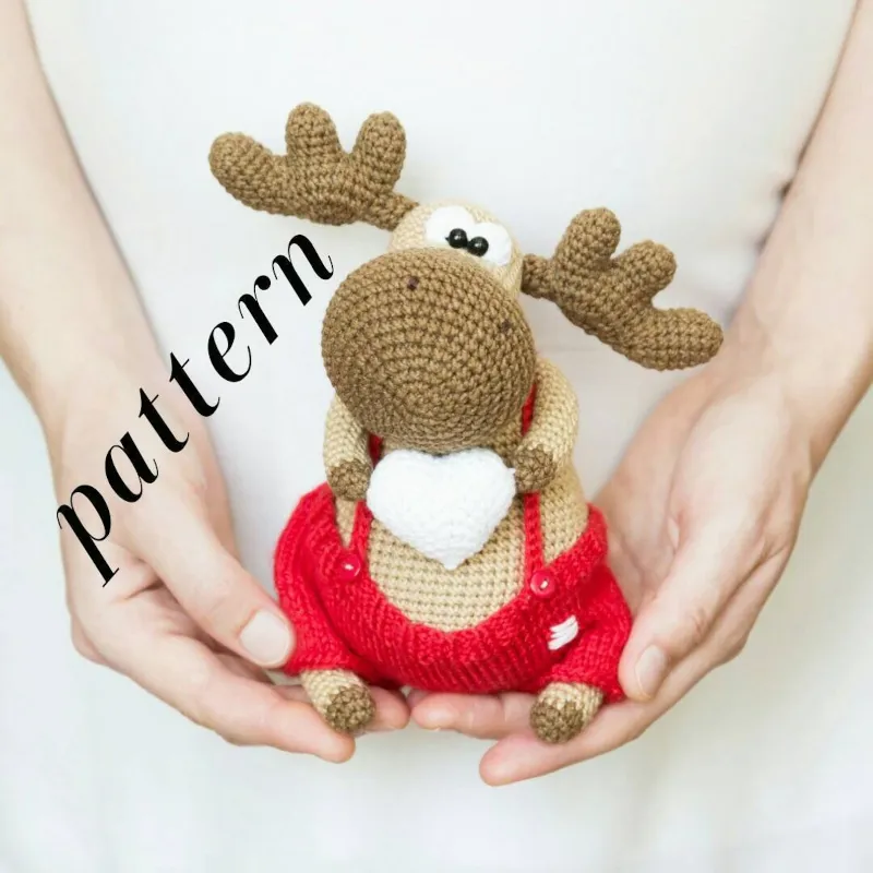 crochet moose pattern